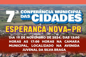 7ª Conferência Municipal da Cidade